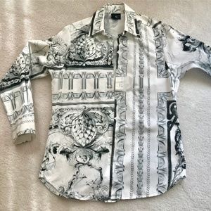 Roberto Cavalli  long-sleeved cotton shirt